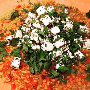 Read more about the article Barley Risotto with Marinated Feta